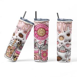 Cafecito y Chisme Tumbler, 20oz Insulated Spanish Cup